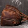 Genuine Leather Worn Look Weekend Bag, thumbnail 12 of 12