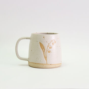 Lily Of The Valley Flower Ceramic Mug, 4 of 4