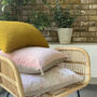 The Bouclé Lumbar Cushion Mustard Yellow, thumbnail 5 of 5