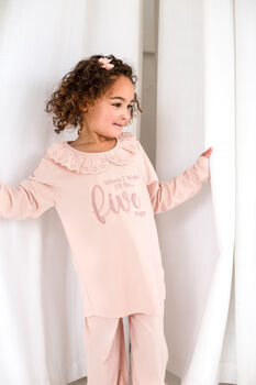 Personalised 'When I Wake' Embroidered Birthday Pyjamas, 9 of 11