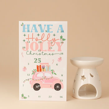 Christmas Wax Melt Advent Calendar And Wax Melter, 8 of 9