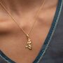 18ct Gold 3D Mermaid Charm Necklace, thumbnail 4 of 6