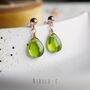 Peridot Stud Earrings, thumbnail 2 of 12