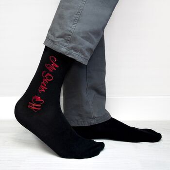 Personalised Cheeky Valentine's Socks, 4 of 5