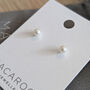 Freshwater Pearl Stud Earrings, thumbnail 2 of 7