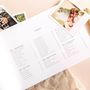 Baby Memory Book Blush With Gold Foiling, thumbnail 7 of 12