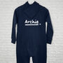 Kids Personalised Onesie Name With Star, thumbnail 1 of 9