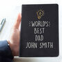 Personalised Light Bulb Hardback Notebook, thumbnail 3 of 4