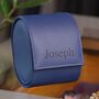 Personalised Luxury Midnight Blue Travel Watch Box, thumbnail 1 of 10
