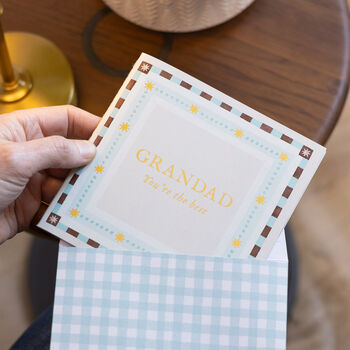 Grandad You're The Best, A Fill In The Blanks Gift Book With Posting Envelope, 2 of 12