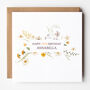 Floral Personalised Number Birthday Card, thumbnail 1 of 4