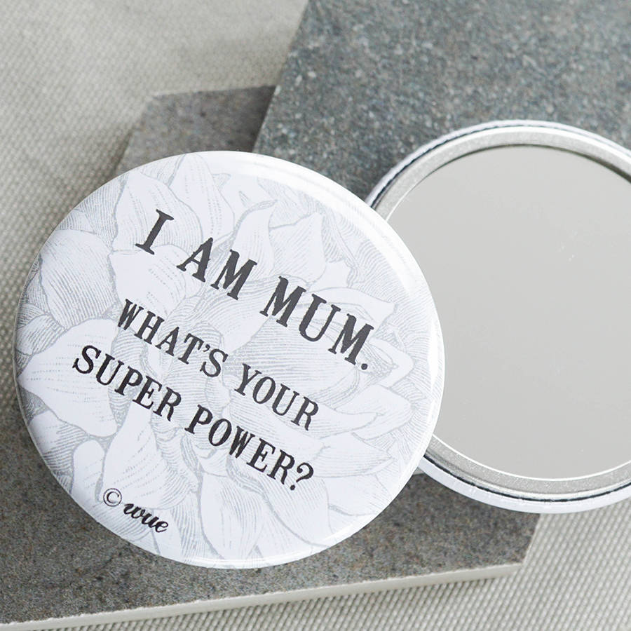 Super Mum Mother Pocket Mirror, 1 of 2