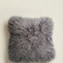 Large Mongolian Sheepskin Cushion Cover, thumbnail 7 of 10