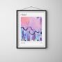 Take That Song Inspired Abstract Art Print, thumbnail 2 of 3