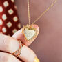 Personalised Heart Sunburst Locket Necklace, thumbnail 1 of 12