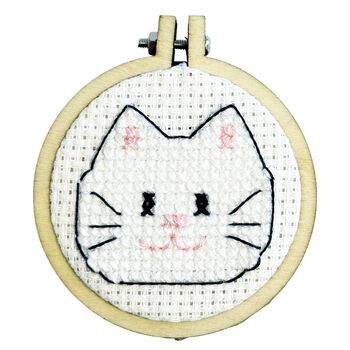 We're Purr Fect Together Mini Matchbox Cross Stitch Kit, 11 of 12
