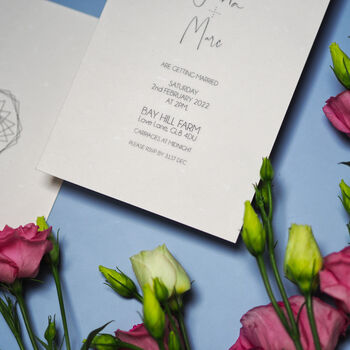 Mnmlst Wedding And Event Invitation Cards, 2 of 8