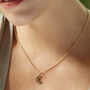 Personalised Moon Necklace In Silver Or Gold Vermeil, thumbnail 3 of 7