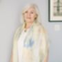 100% Mulberry Silk Scarf, Pastel Yellow, thumbnail 9 of 9