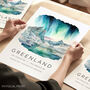 Greenland Northern Lights Art Print, thumbnail 1 of 7