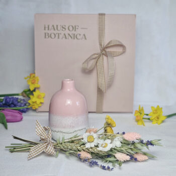 Ceramic Vase And Dried Flower Gift Box, 7 of 9