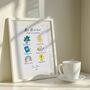 Thank You So Much Teacher Print Personalised Teacher Gift, thumbnail 6 of 11