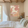 Peach Moon Illustration Art Print, thumbnail 2 of 4