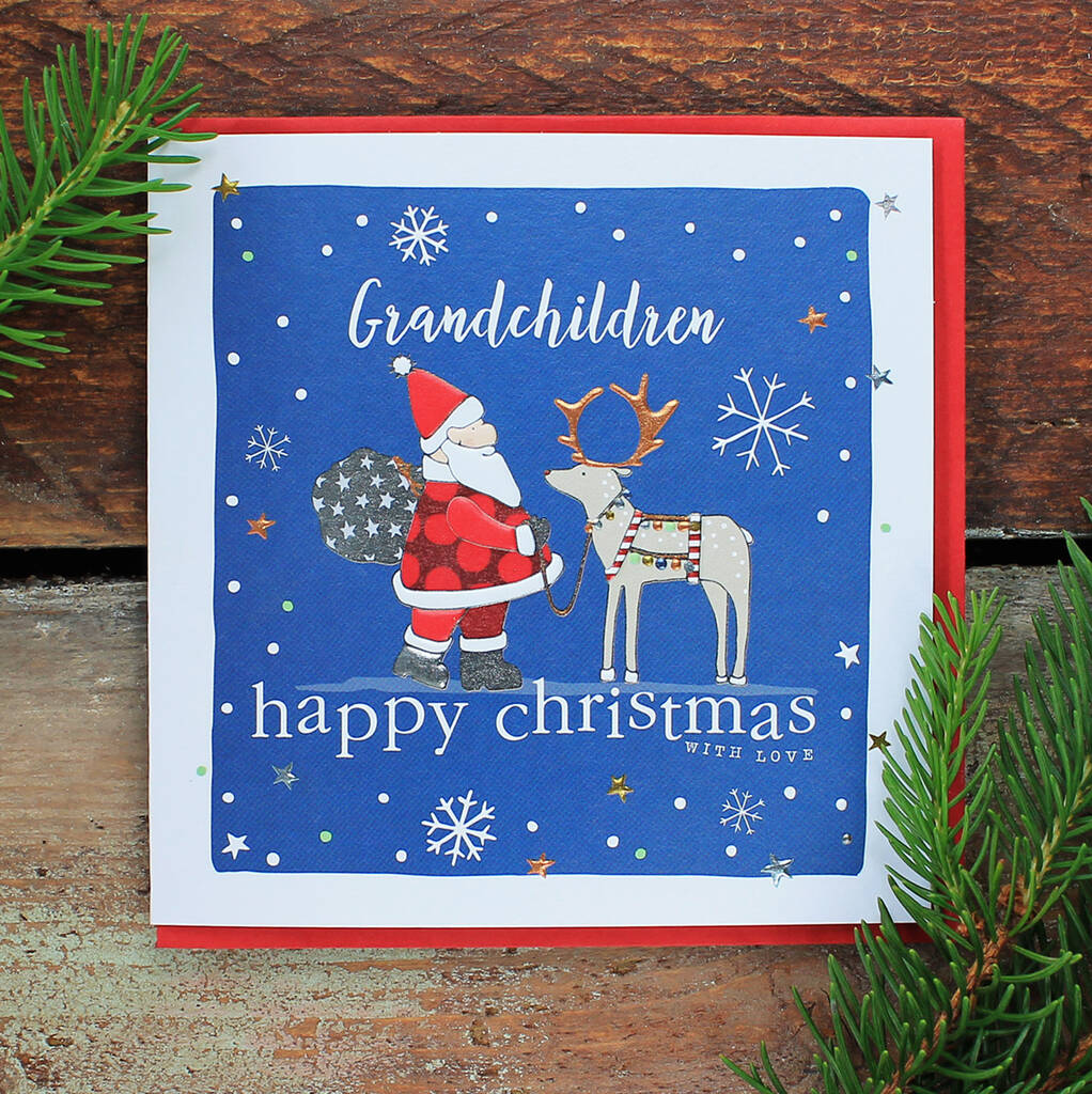 Happy Christmas To Grandchildren Card By Molly Mae®