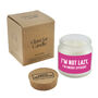 I’m Not Lazy, I’m Energy Efficient Scented Jar Candle • Gift Boxed, thumbnail 2 of 2