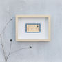 Personalised Anniversary Frame For Couple Wooden Ticket, thumbnail 1 of 6
