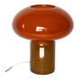 Duo Glass Lamp In Amber, thumbnail 3 of 3