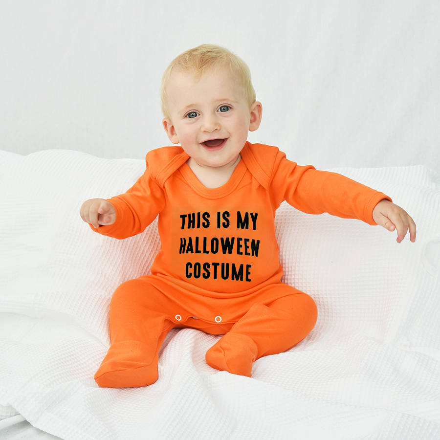 'halloween costume' halloween baby romper sleepsuit by ellie ellie