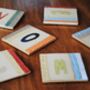 Alphabet Initials Letters Coasters, thumbnail 1 of 8