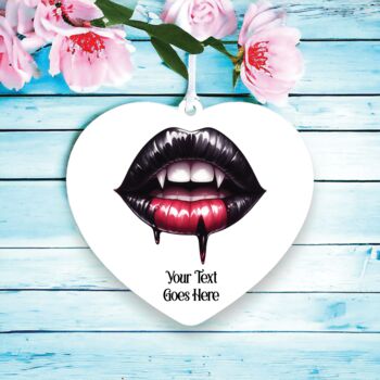 Personalised Gothic Lips Love Decoration, 2 of 2