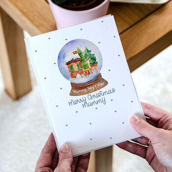 Mummy Or Grandma Snowglobe Card, 2 of 5