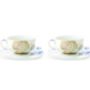 Pip Studio Royal White Gift Set Two Cups And Saucers, thumbnail 1 of 1