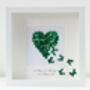 Personalised Butterfly Framed Butterfly Heart, thumbnail 4 of 12