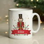Personalised Christmas Nutcracker Mug – Christmas Gift, thumbnail 1 of 5