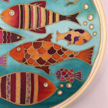 Fishes Of The Sea DIY Batik Craft Kit For Beginners, 5 of 7