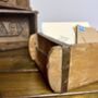 Vintage Brick Mould Wooden Storage Box, thumbnail 3 of 6