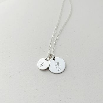 Personalised Birth Flower Necklace, 2 of 9
