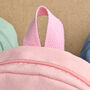 Personalised Kids Pink Teddy Backpack, thumbnail 3 of 4