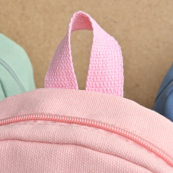 Personalised Kids Pink Teddy Backpack, 3 of 4