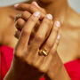 Open Luna Ring In Silver Or Gold, thumbnail 3 of 12
