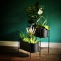 Black Oval Metal Planter Stand, thumbnail 6 of 8