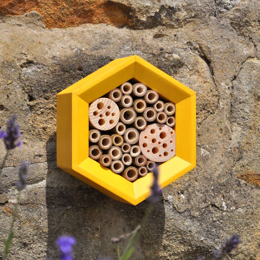 handcrafted bee hotel by wuddl notonthehighstreet.com
