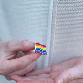 Pride Pin Rainbow Flag Badge Lgbtq+, 3 of 4