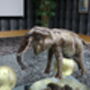 Elephant One Foot Metal Sculpture, thumbnail 3 of 8