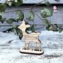 Wooden Personalised Deer Table Place Names, thumbnail 5 of 5