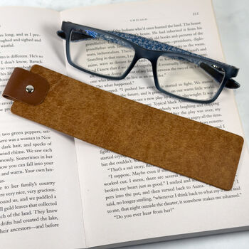 Best Dad In The World Personalised Leather Bookmark For Father's Day, 4 of 7